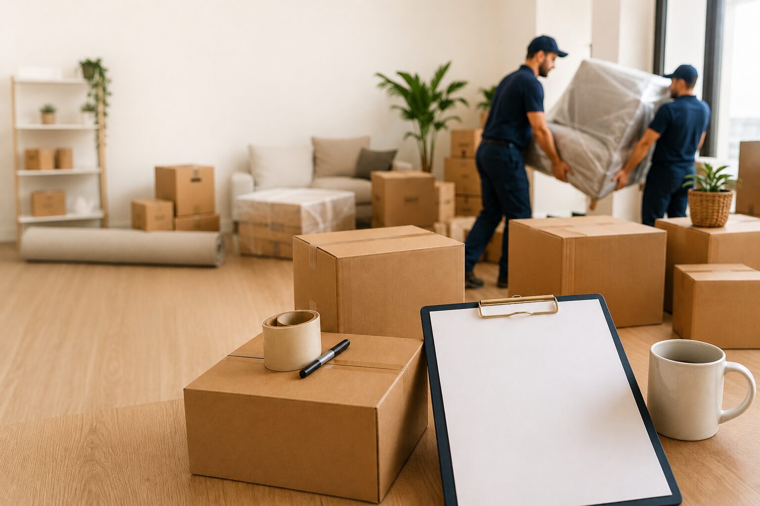 Organização profissional de mudança
