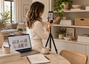 Influencers para conteúdo de organização e produtividade